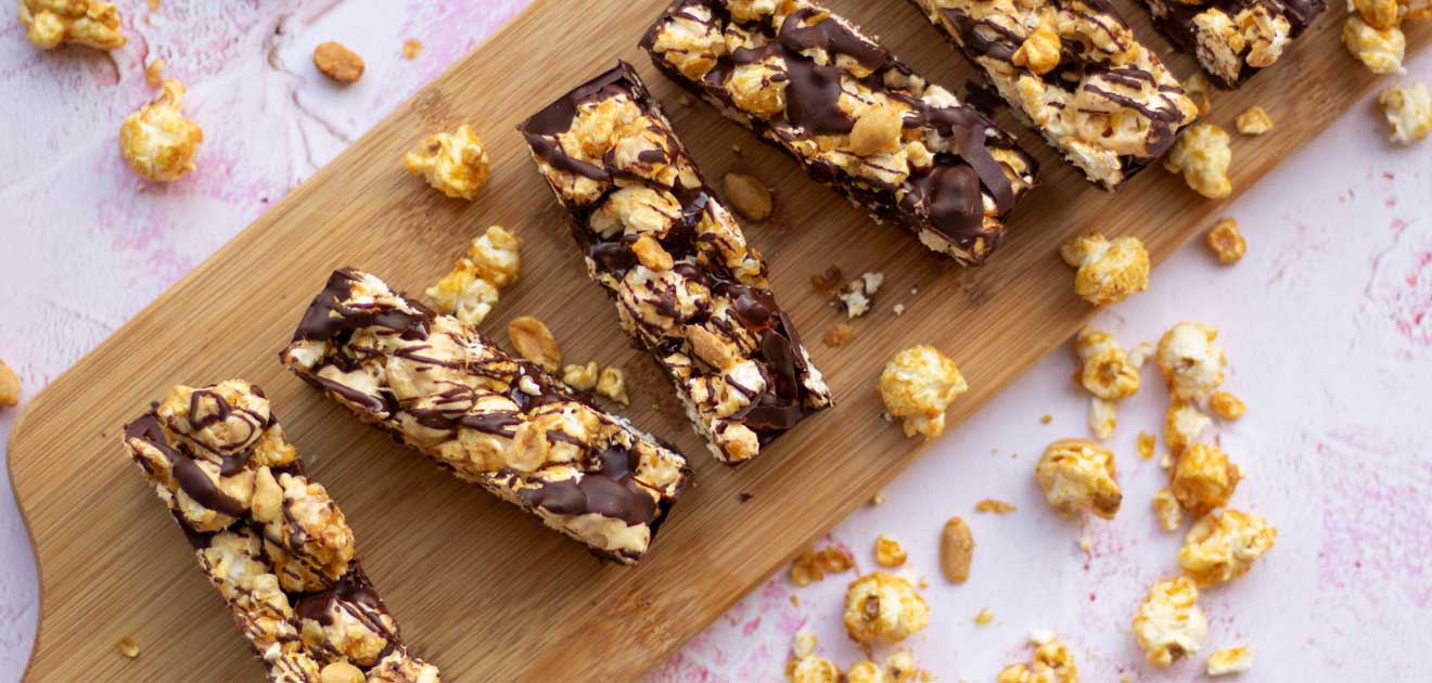 Easy Gluten Free Peanut Butter Popcorn Bars Recipe Popcorn Shed