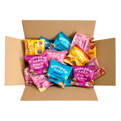 Gourmet Popcorn Mini Bag Mix Box - 48 bags - Popcorn Shed