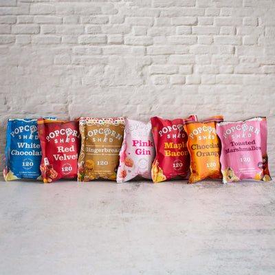 The 2022 Collection - New Flavour Bundle - 7 Popcorn Snack Packs - Popcorn Shed