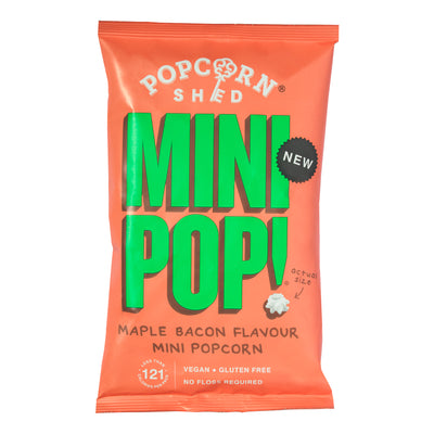 Mini Pop!® Vegan Maple Bacon Popcorn - Single Serve Bags - Popcorn Shed