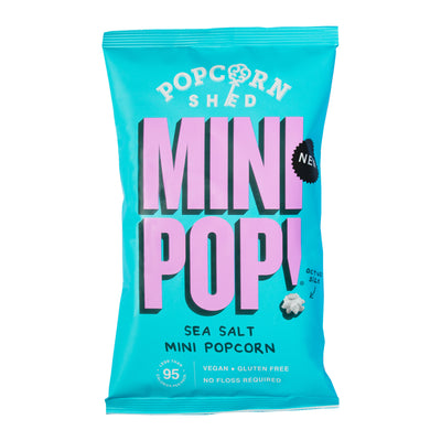 Mini Pop!® Vegan Sea Salted Popcorn - Single Serve Bags - Popcorn Shed