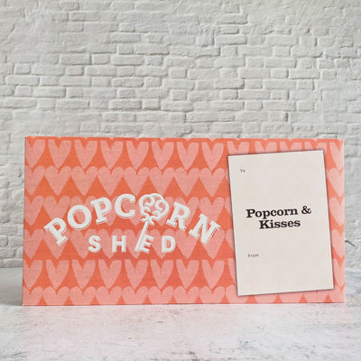 'Popcorn & Kisses' Gourmet Popcorn Letterbox Gift