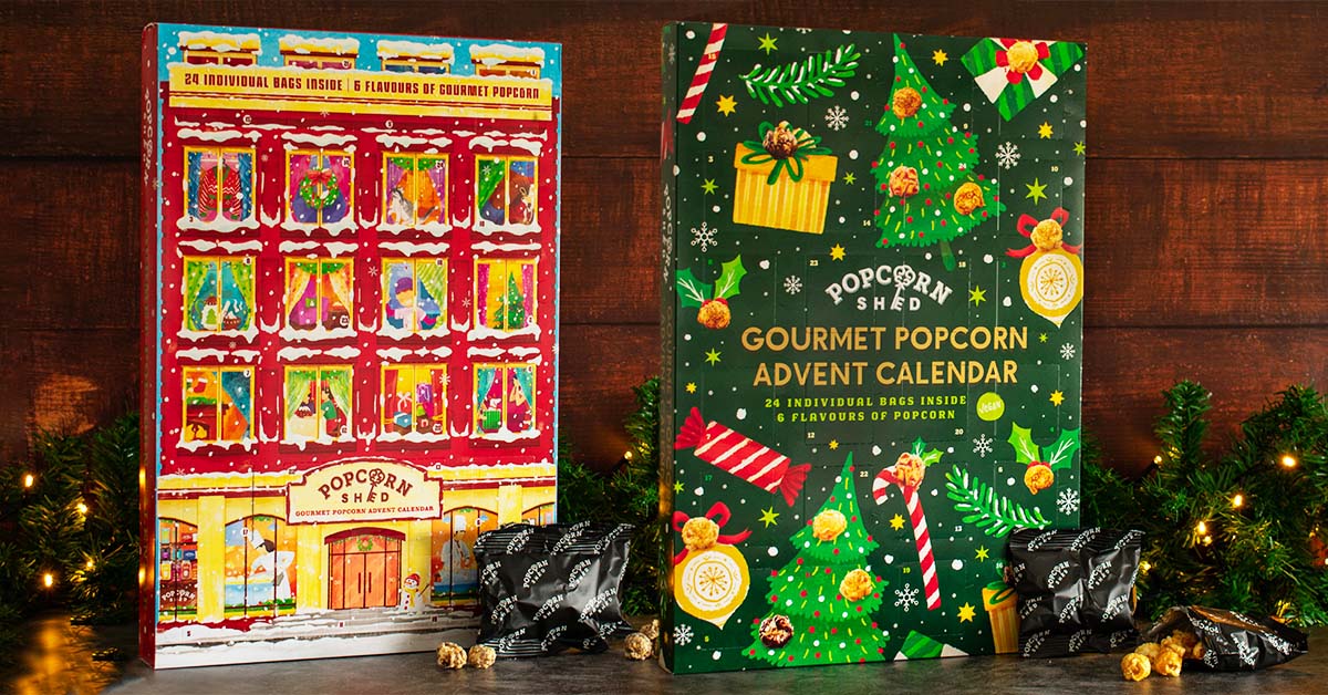 Introducing our 2022 Gourmet Popcorn Advent Calendars | Popcorn Shed