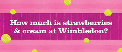 How much is strawberries & cream at Wimbledon?