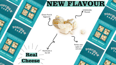 Introducing Goat's Cheese Gourmet Popcorn!