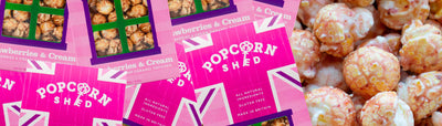 Strawberries and Cream Gourmet Popcorn