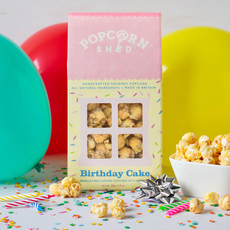 Birthday Cake Popcorn Shed