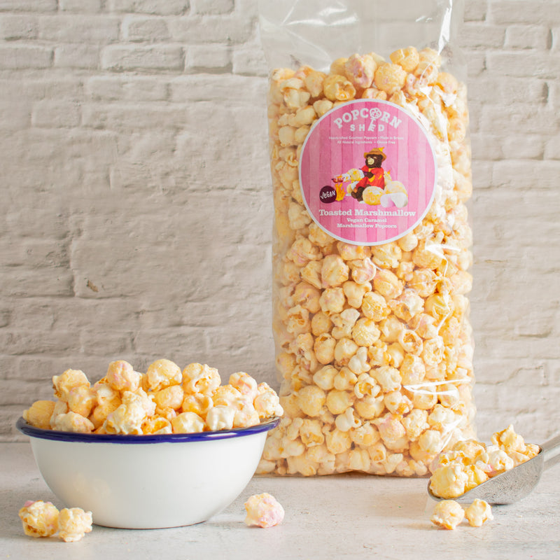 Toasted Marshmallow Popcorn - 500g Mega Bag - Popcorn Shed