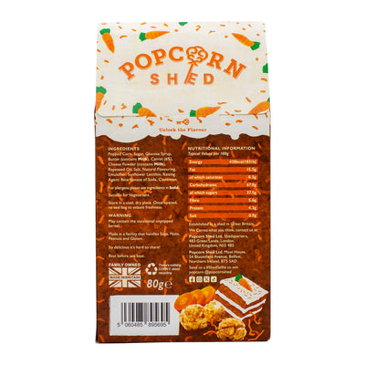 Carrot Cake Popcorn Shed