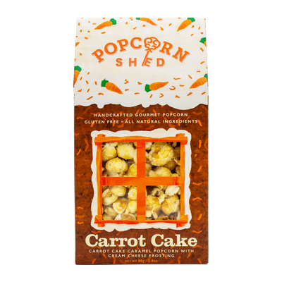 Carrot Cake Popcorn Shed