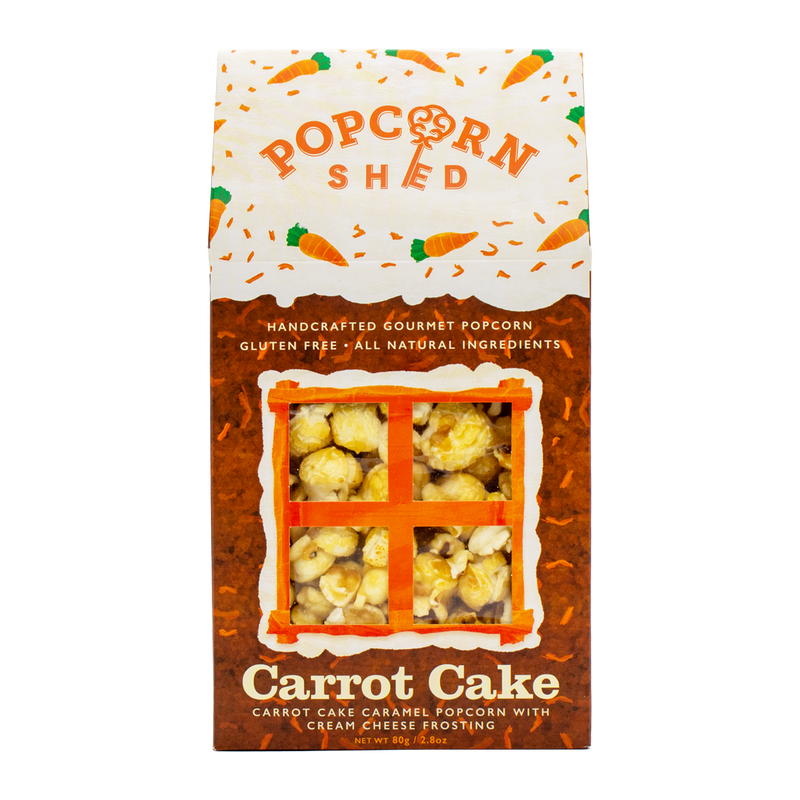 Carrot Cake Popcorn Shed