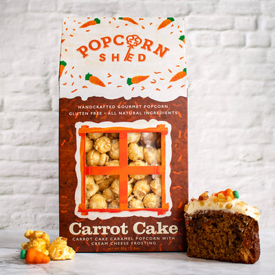 Carrot Cake Popcorn Shed