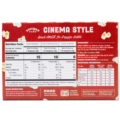 Popcorn Seasoning Cinema Style Bundle 3 Pack