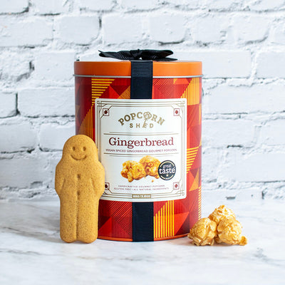 Gingerbread Popcorn Mini Gift Tin