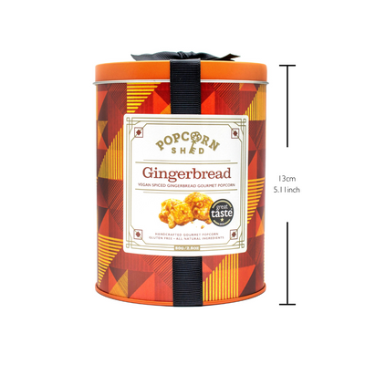 Gingerbread Popcorn Mini Gift Tin