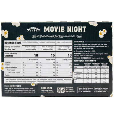 Popcorn Seasoning Movie Night Bundle 3 Pack