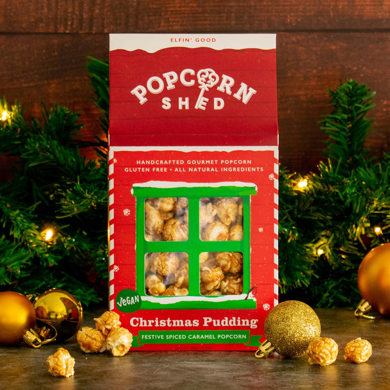 Christmas Pudding Popcorn Shed - Popcorn Shed