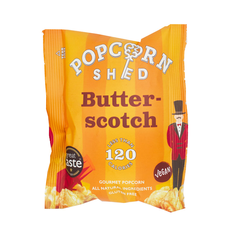 Butterscotch Popcorn Snack Packs - Popcorn Shed