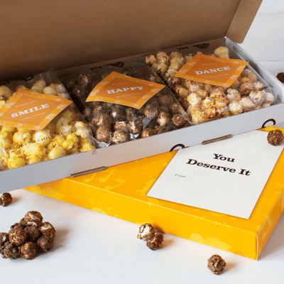 Gourmet Popcorn letterbox gifts: the perfect postal popcorn treat