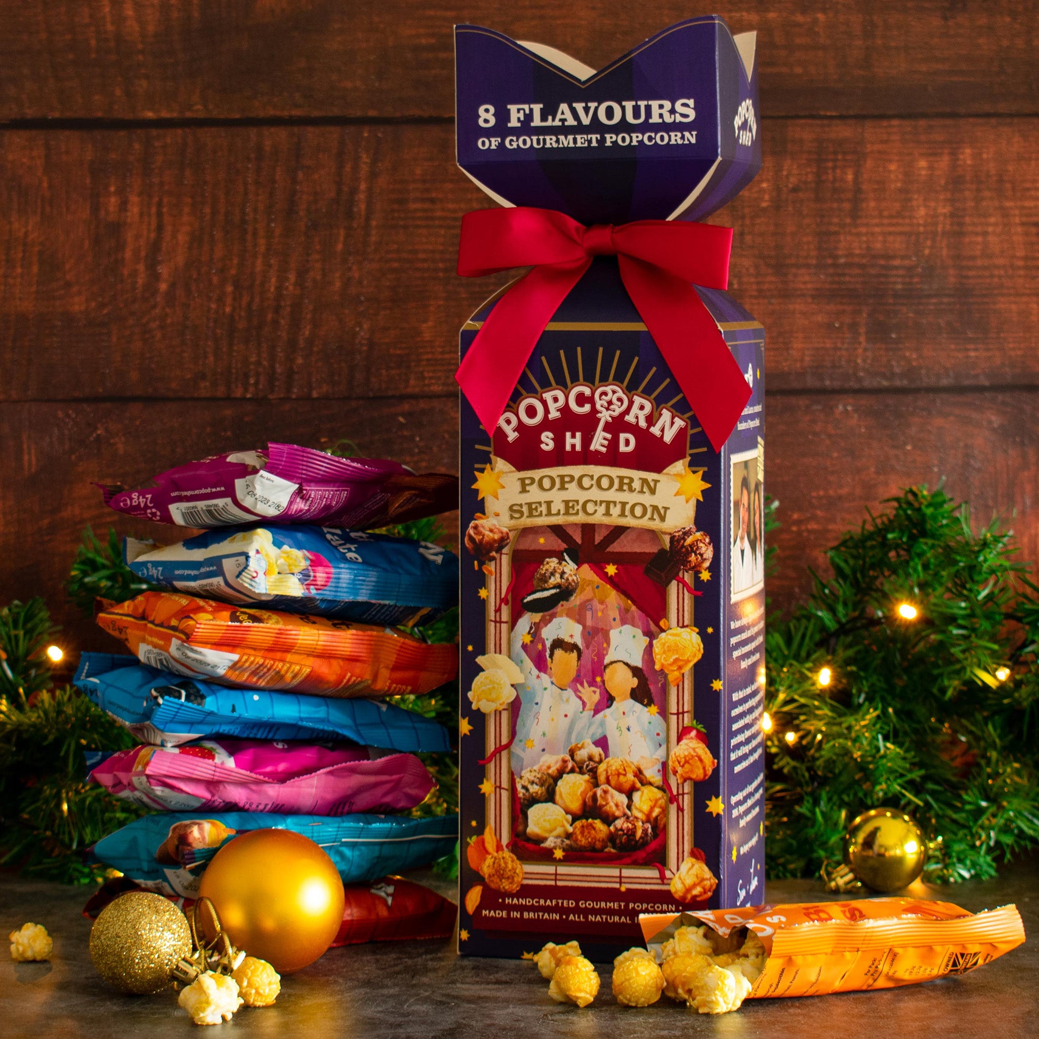 Popcorn Selection Gift Box Gourmet Gift for Foodies Popcorn Shed