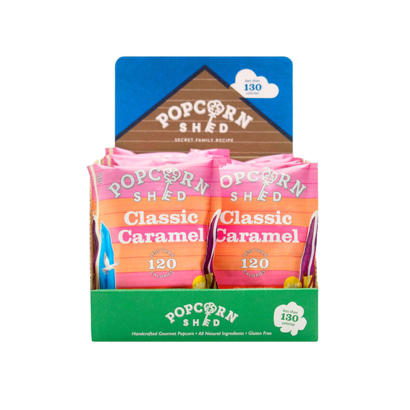Classic Caramel Popcorn Snack Packs - Popcorn Shed