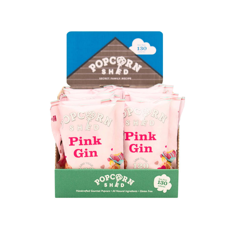Pink Gin Popcorn Snack Packs (NEW) - Popcorn Shed