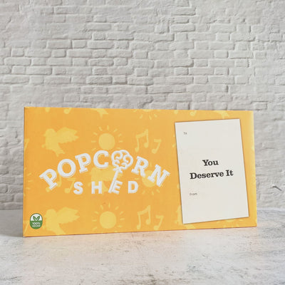 'You Deserve It' Vegan Gourmet Popcorn Letterbox Gift