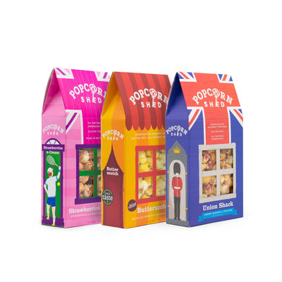 3 Shed Queen's Jubilee Popcorn Bundle (Limited Edition) - Popcorn Shed