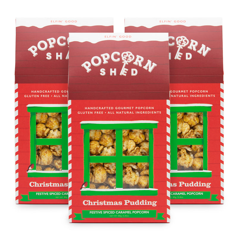 Christmas Pudding Popcorn Shed - Popcorn Shed