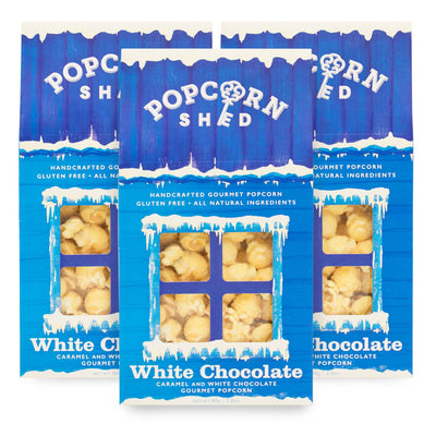 White Chocolate Popcorn Shed - Popcorn Shed