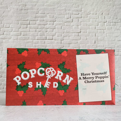 'Merry Christmas' Gourmet Popcorn Letterbox Gift
