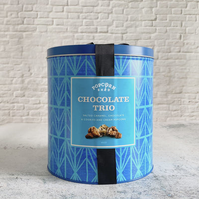 Chocolate Trio Popcorn Gift Tin