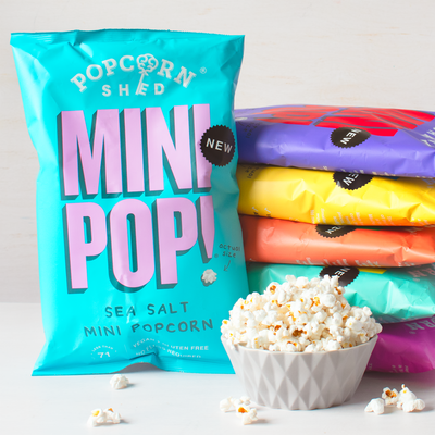Mini Pop!® Super Popcorn Sharing Selection - 6 Vegan Flavours - Popcorn Shed