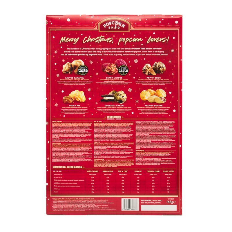 Gourmet Popcorn Advent Calendar - Popcorn Shed