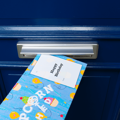'Happy Birthday' Gourmet Popcorn Letterbox Gift - Popcorn Shed