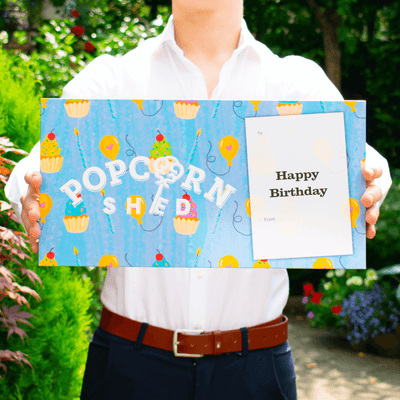 'Happy Birthday' Gourmet Popcorn Letterbox Gift - Popcorn Shed