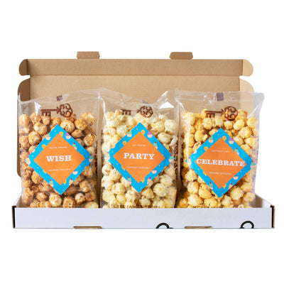 'Happy Birthday' Gourmet Popcorn Letterbox Gift - Popcorn Shed