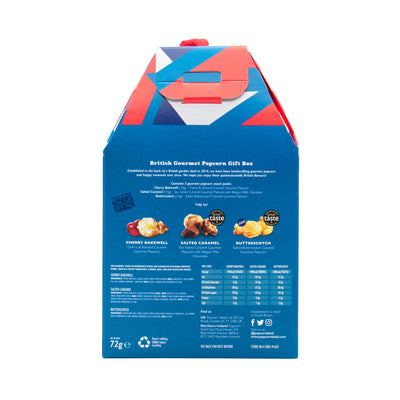British Gourmet Popcorn Gift Box - Popcorn Shed
