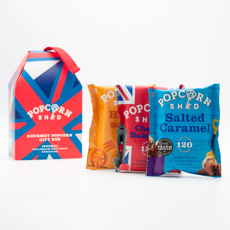 British Gourmet Popcorn Gift Box - Popcorn Shed