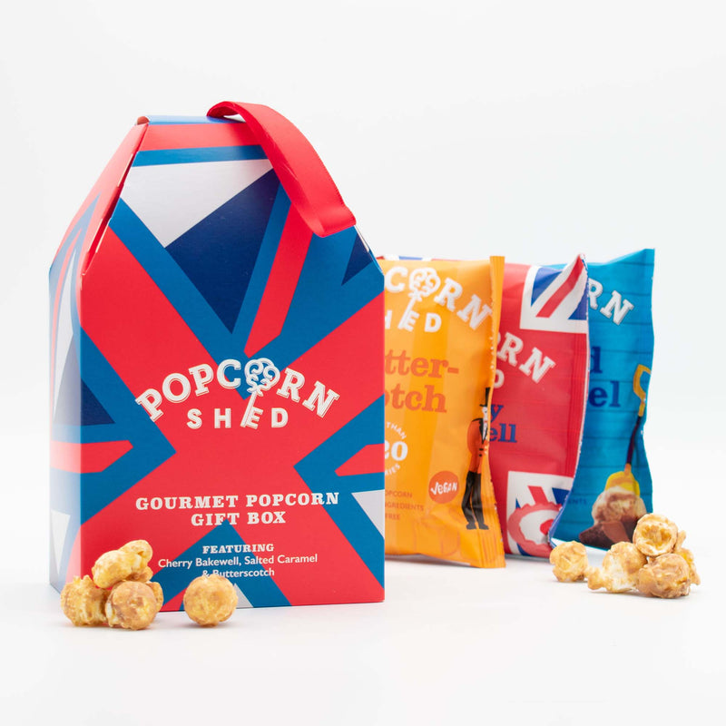 British Gourmet Popcorn Gift Box - Popcorn Shed