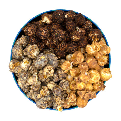 Chocolate Trio Popcorn Gift Tin - Popcorn Shed