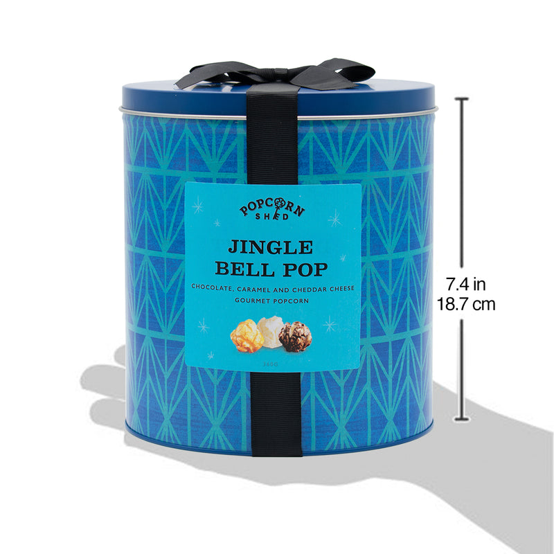 Jingle Bell Pop Popcorn Gift Tin - Popcorn Shed