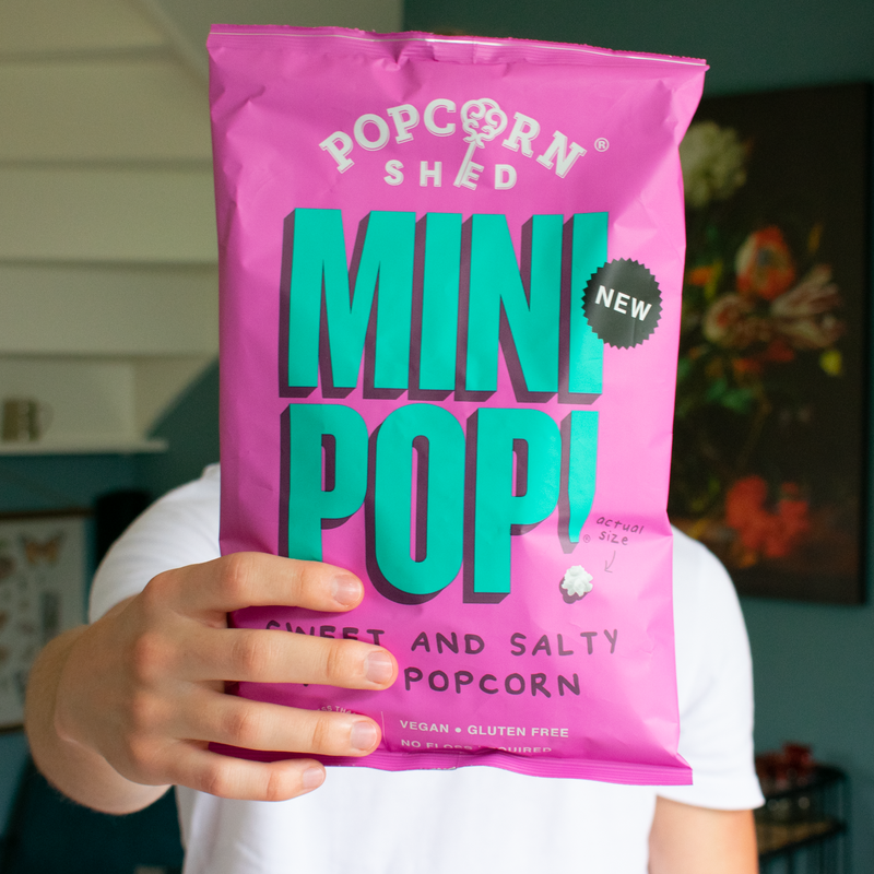 Mini Pop!® Classic Popcorn Sharing Selection - 3 Vegan Flavours - Popcorn Shed
