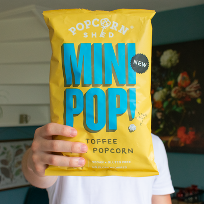 Mini Pop!® Luxury Popcorn Sharing Selection - 3 Vegan Flavours - Popcorn Shed