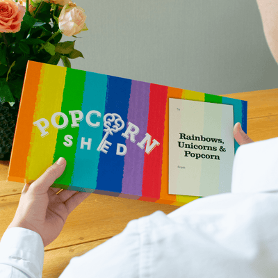 'Rainbow' Gourmet Popcorn Letterbox Gift - Popcorn Shed