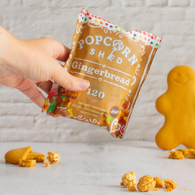 Gingerbread Popcorn Snack Pack - Popcorn Shed