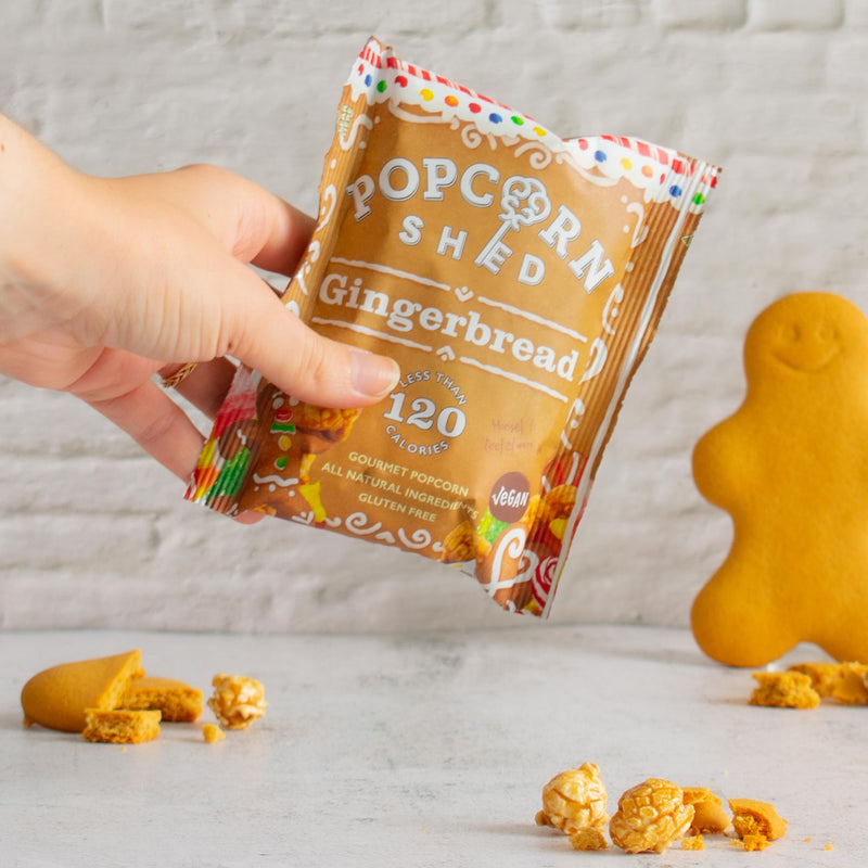 Gingerbread Popcorn Snack Pack - Popcorn Shed