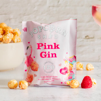 Pink Gin Popcorn Snack Pack - Popcorn Shed