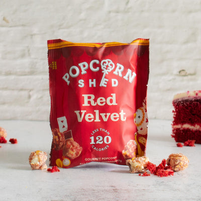 Red Velvet Popcorn Snack Packs - Popcorn Shed