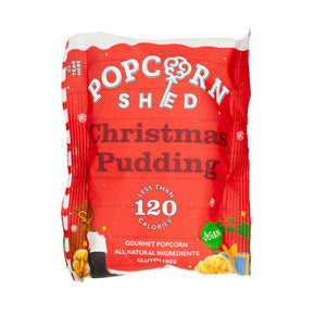 Christmas Pudding Popcorn Snack Pack